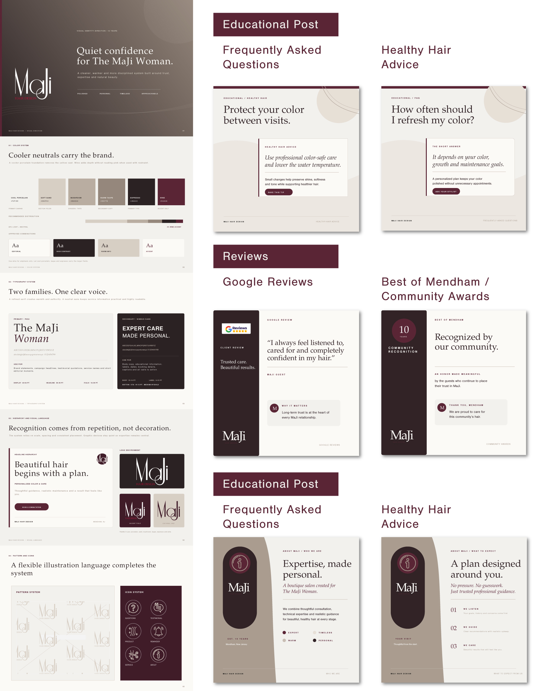 Graphic Design by Talha Baslik for MaJi Hair Design | Design #37610252