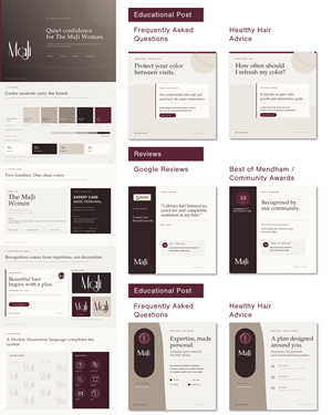Graphic Design by Talha Baslik for MaJi Hair Design | Design: #37610252