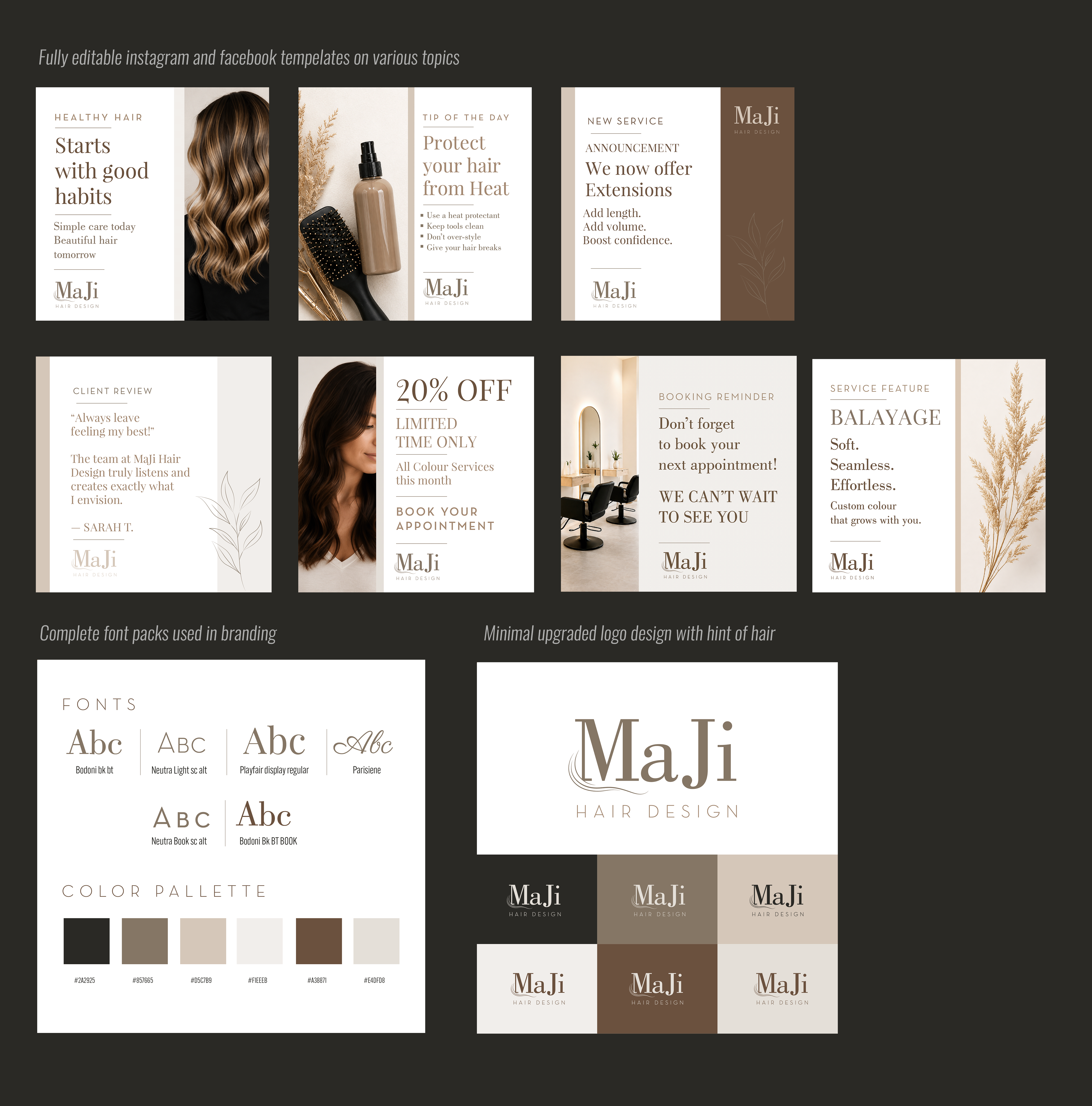 Graphic Design by Rickyy for MaJi Hair Design | Design #37610200