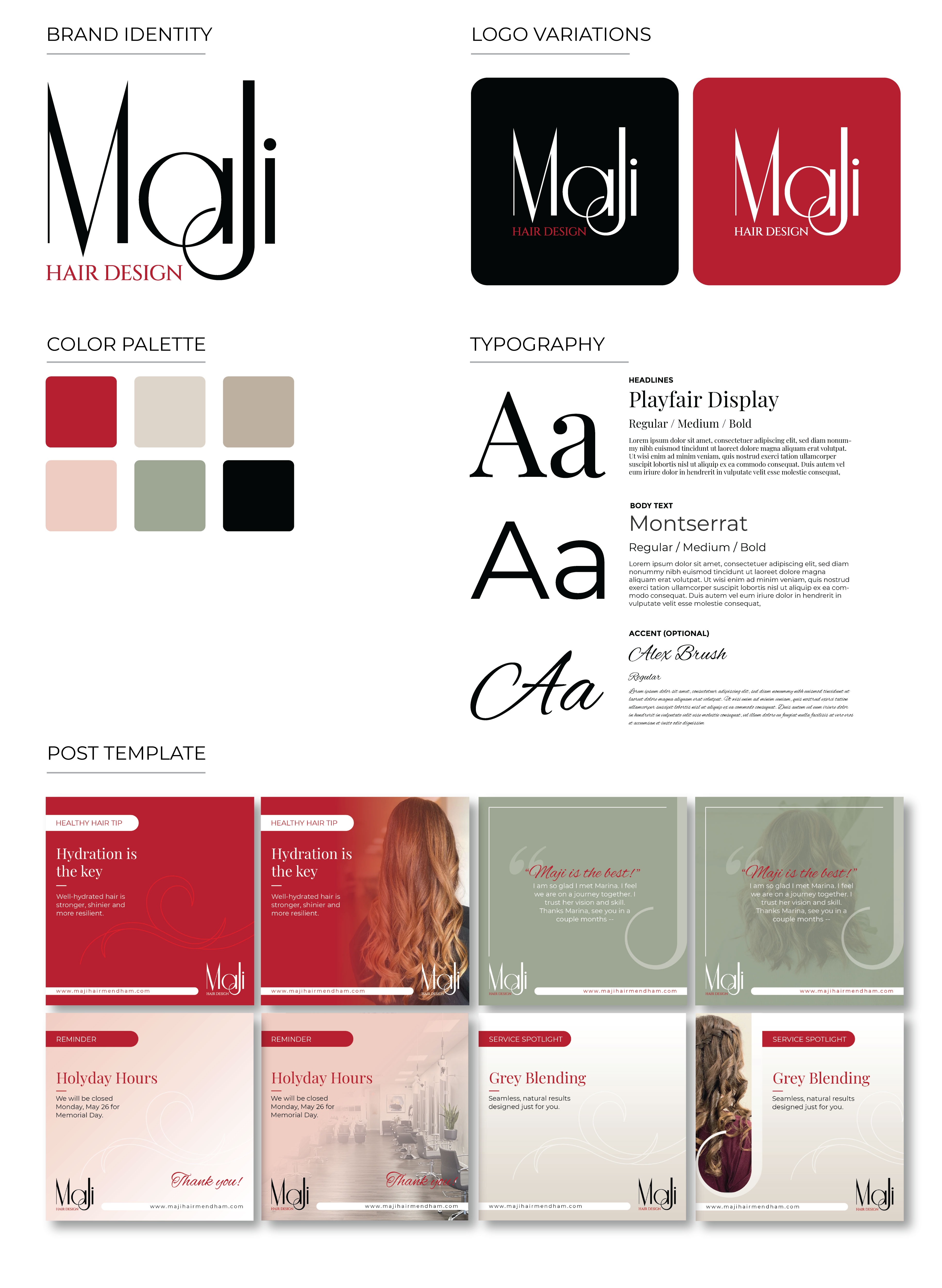 Graphic Design by Impressive Designs for MaJi Hair Design | Design #37609159