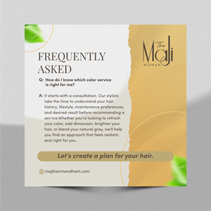 Graphic Design by ThiagoB for MaJi Hair Design | Design: #37603139