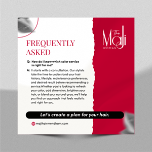Graphic Design by ThiagoB for MaJi Hair Design | Design: #37610637