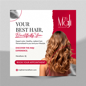 Graphic Design by ThiagoB for MaJi Hair Design | Design: #37610638