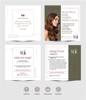 Graphic Design by ThiagoB for MaJi Hair Design | Design: #37624210