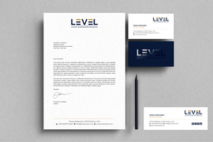 Stationery Design by R.design for LEVEL | Design: #37603332
