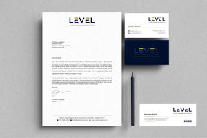 Stationery Design by R.design for LEVEL | Design: #37604371