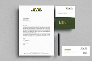 Stationery Design by R.design for LEVEL | Design: #37611947