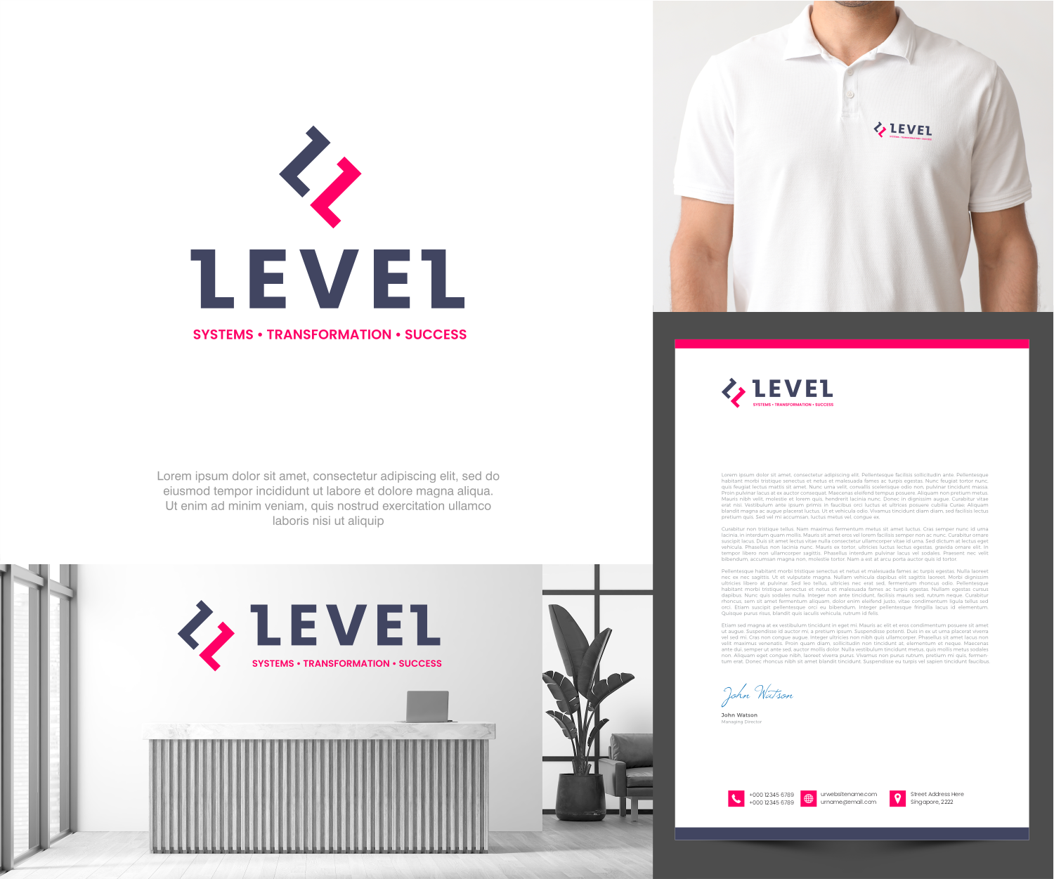 Stationery Design by ThiagoB for LEVEL | Design #37602650