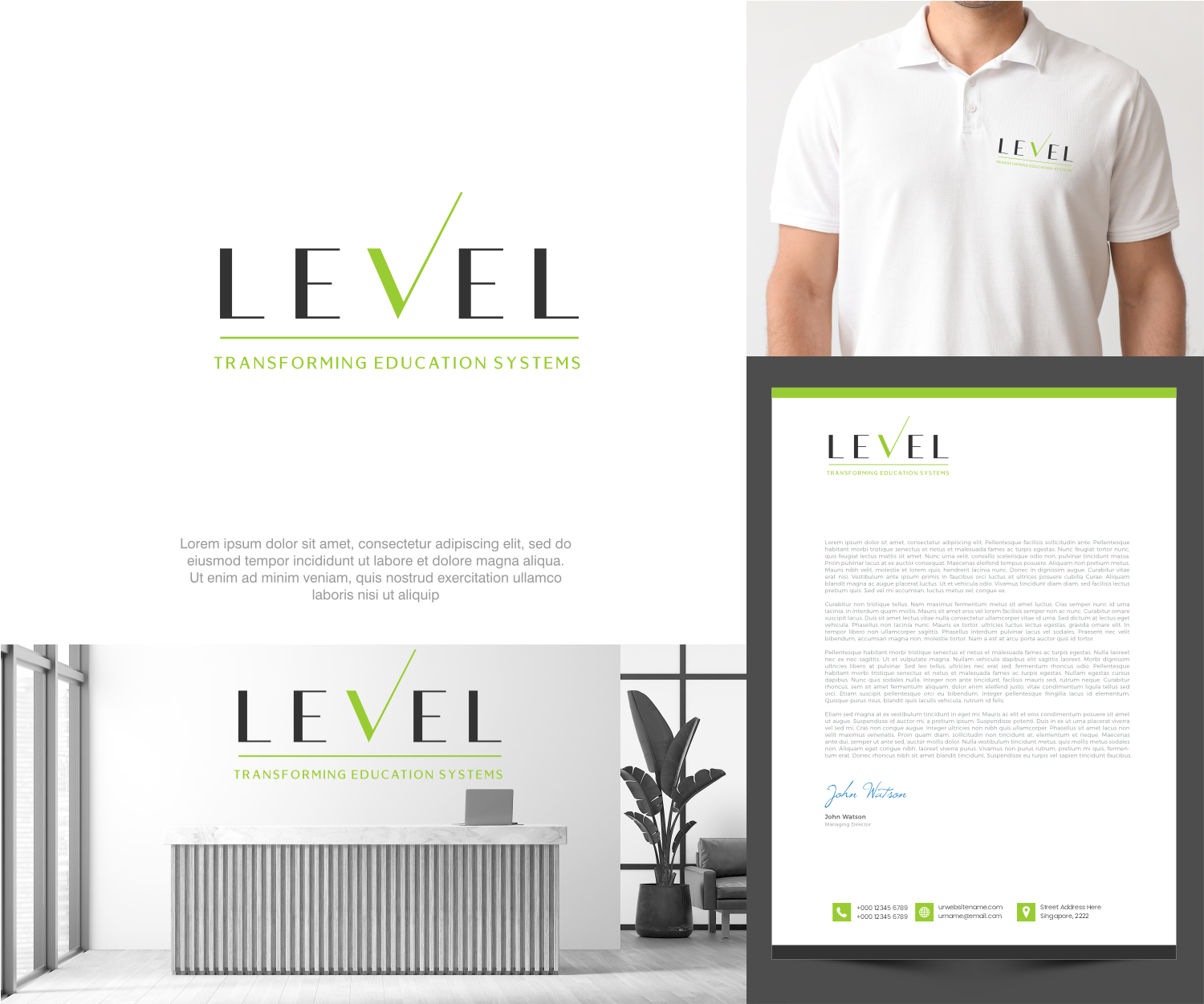 Stationery Design by ThiagoB for LEVEL | Design #37602652