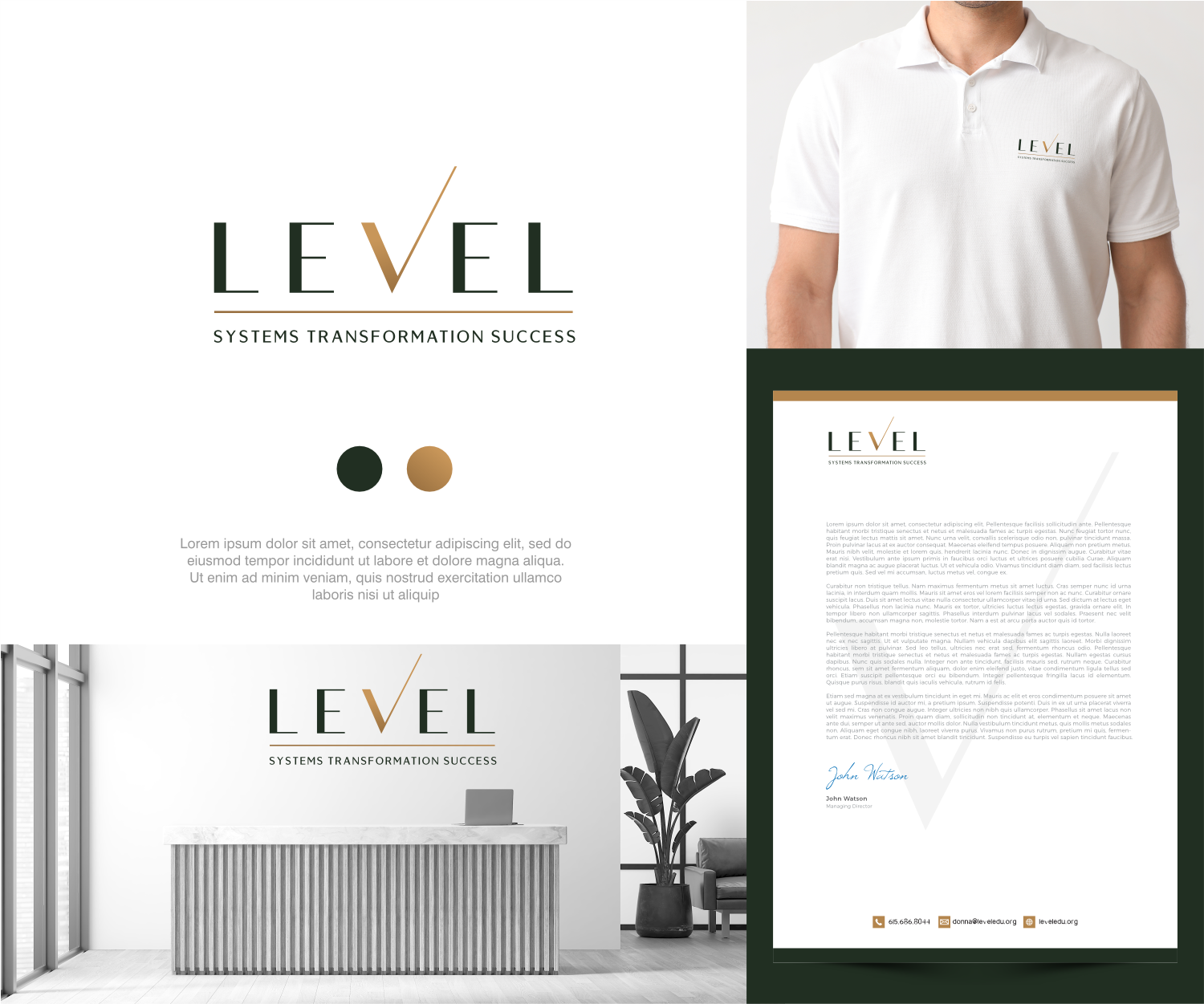 Stationery Design by ThiagoB for LEVEL | Design #37611555