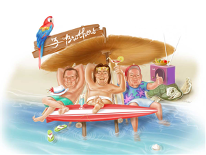 Illustration Design by npthunderhead for Lake Texoma Lodge & Resort | Design: #3328599