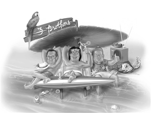 Illustration Design by npthunderhead for Lake Texoma Lodge & Resort | Design: #3328603