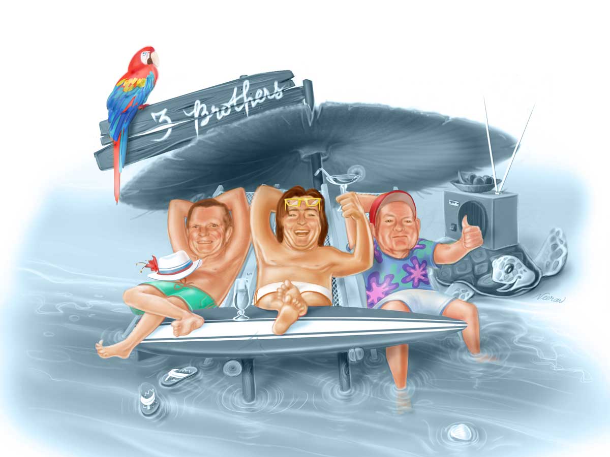 Illustration Design by npthunderhead for Lake Texoma Lodge & Resort | Design #3328612