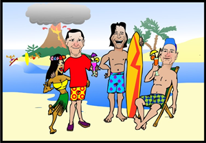 Illustration Design by ChrisMoon for Lake Texoma Lodge & Resort | Design: #3128186