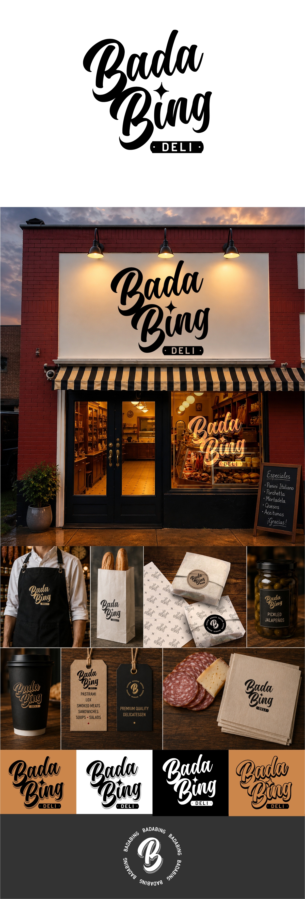 Logo Design by Idesign estudio for Bada Bing | Design #37646773