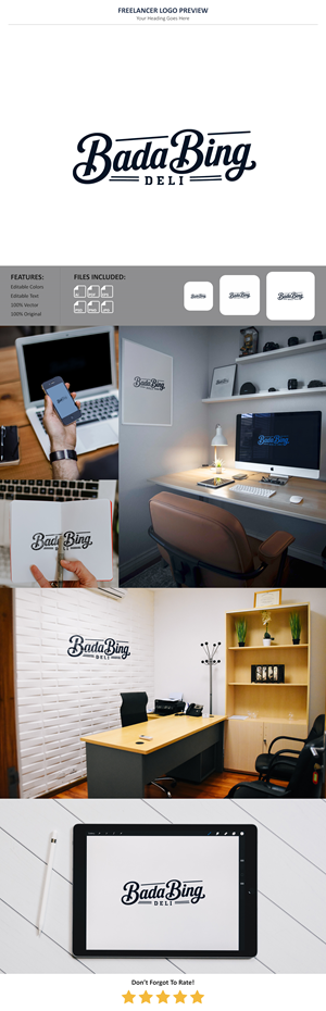 Logo Design by Pixel Signature for Bada Bing | Design: #37607142