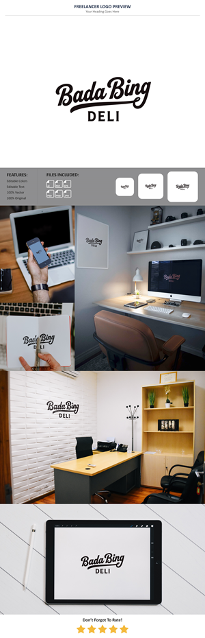 Logo Design by Pixel Signature for Bada Bing | Design: #37607145