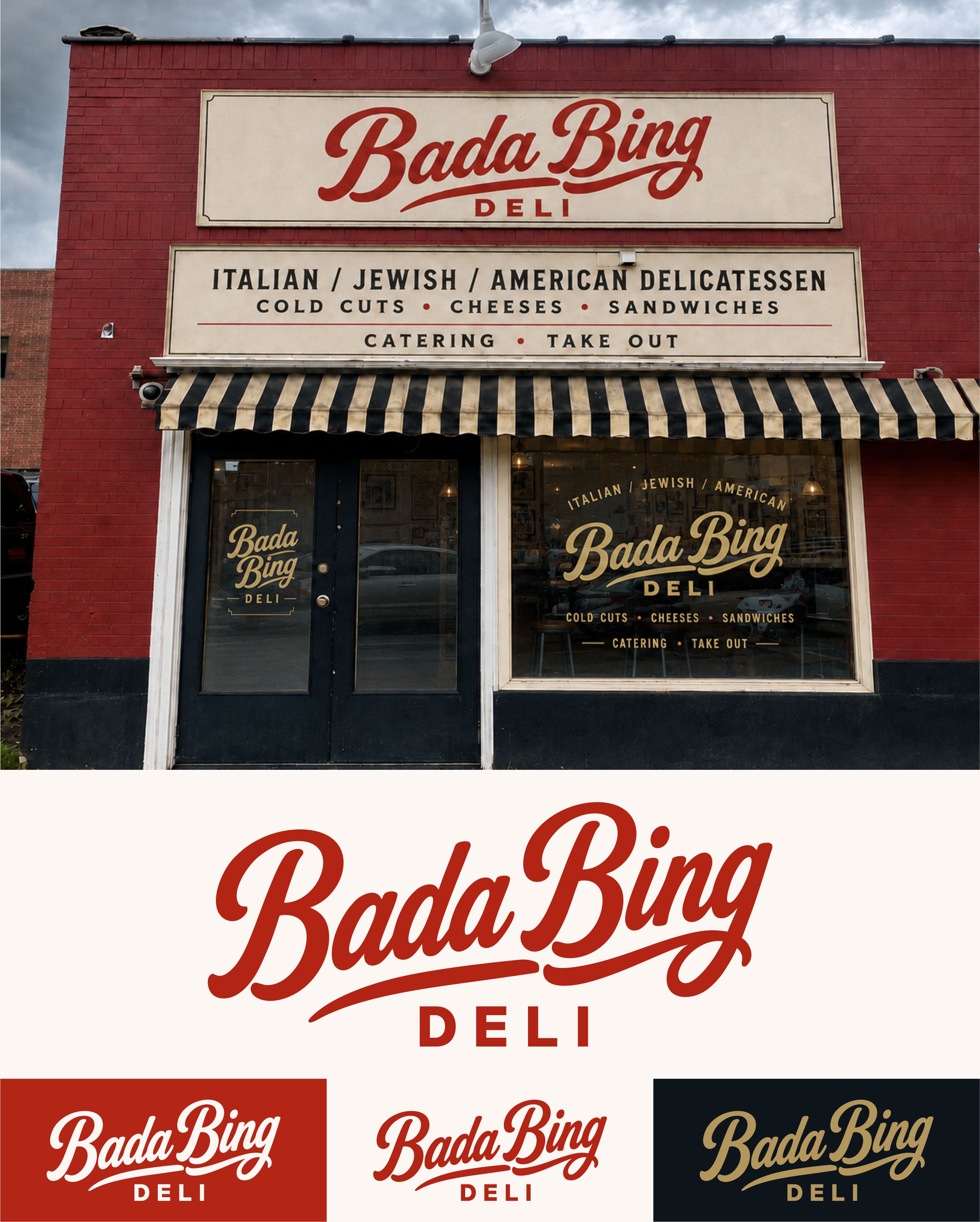 Logo Design by Borago for Bada Bing | Design #37637654