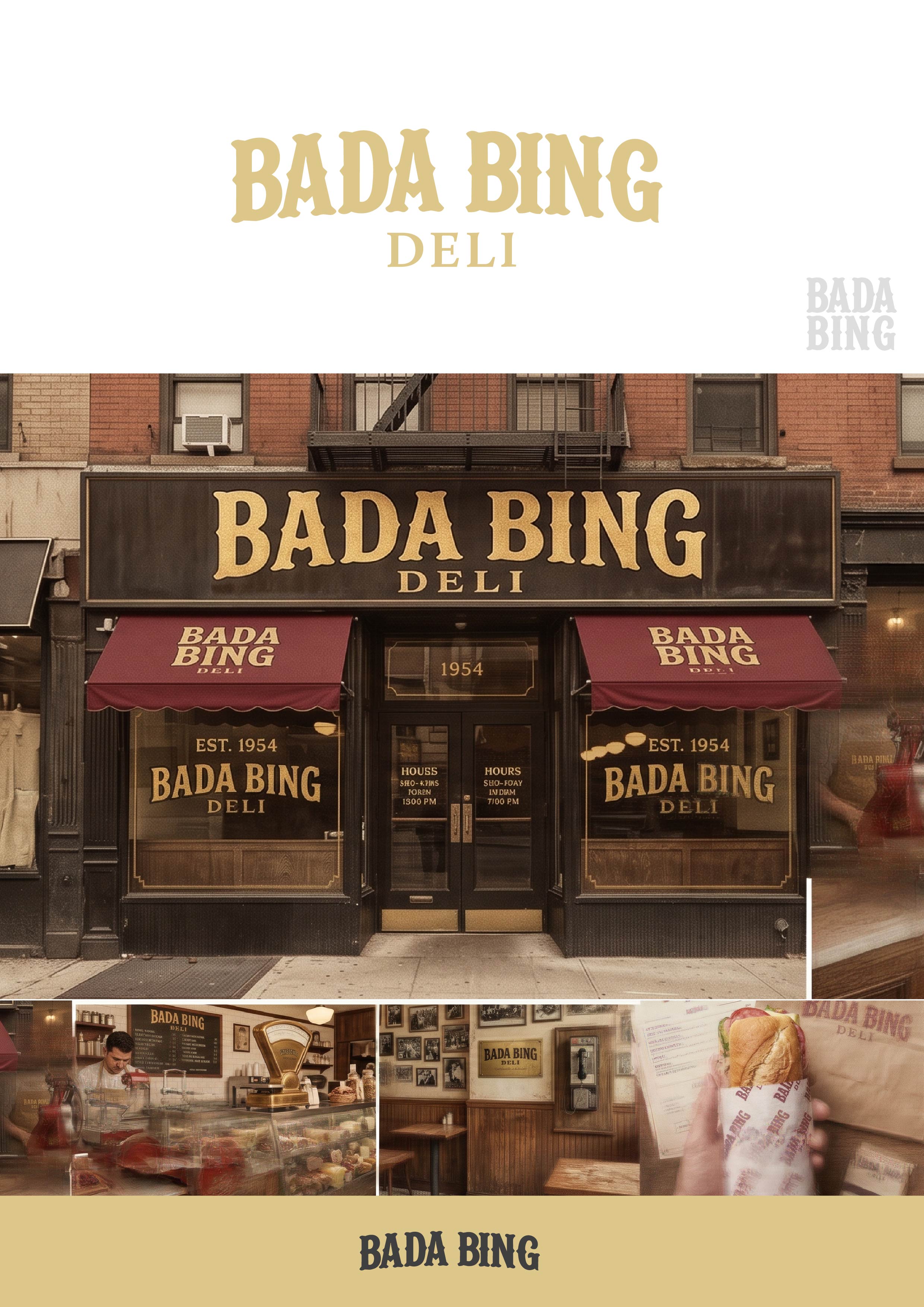 Logo Design by Graphico Designs for Bada Bing | Design #37625613