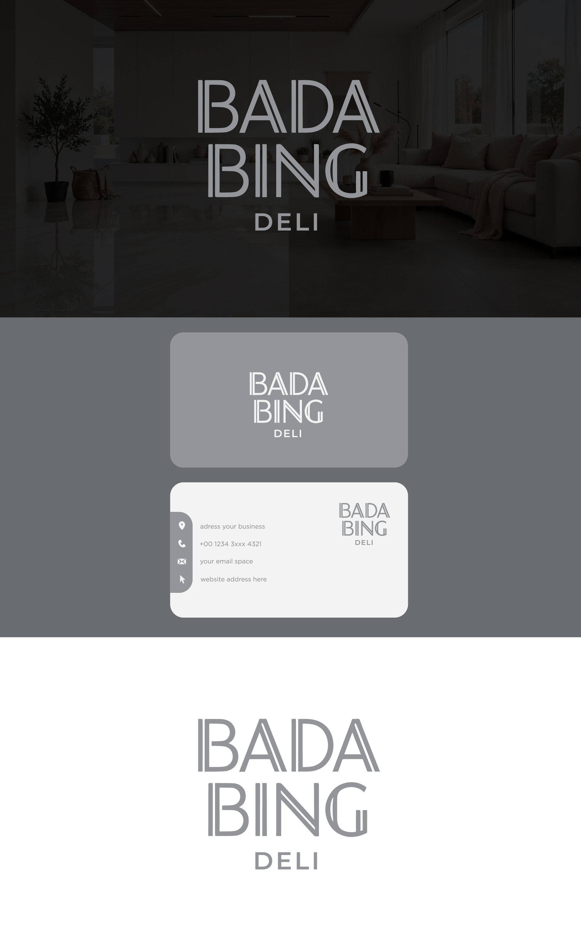 Logo Design by Annapoorna Design Co for Bada Bing | Design #37611589