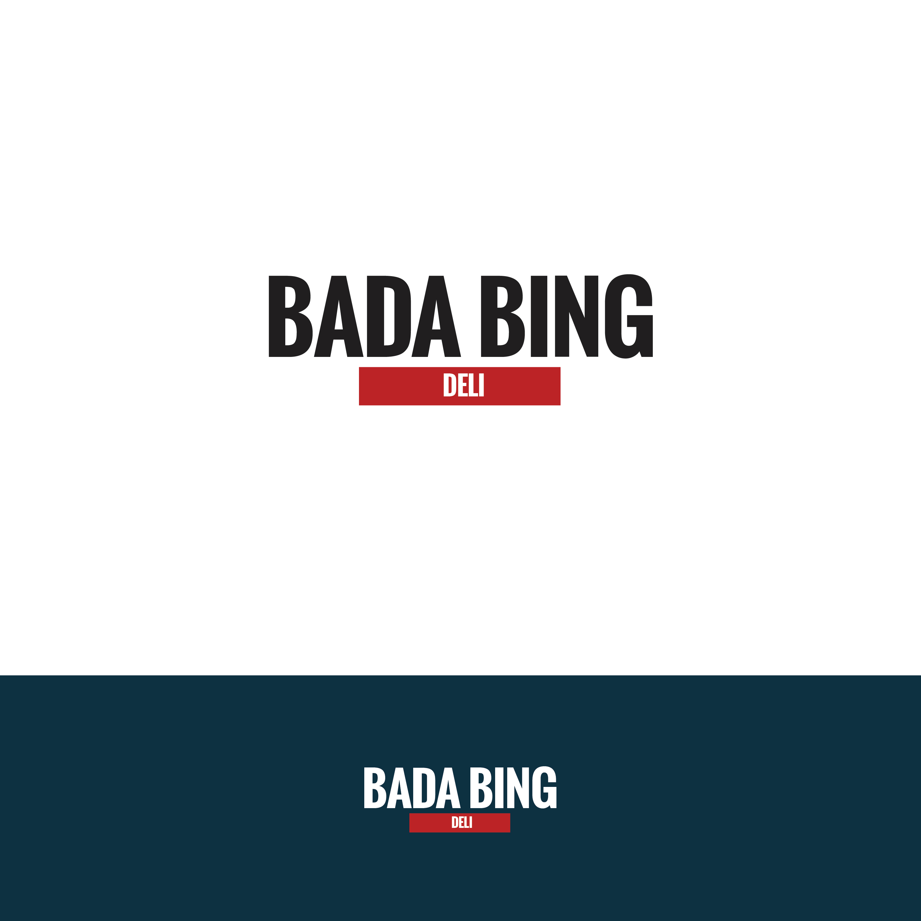 Logo Design by Usmaan4 for Bada Bing | Design #37607880