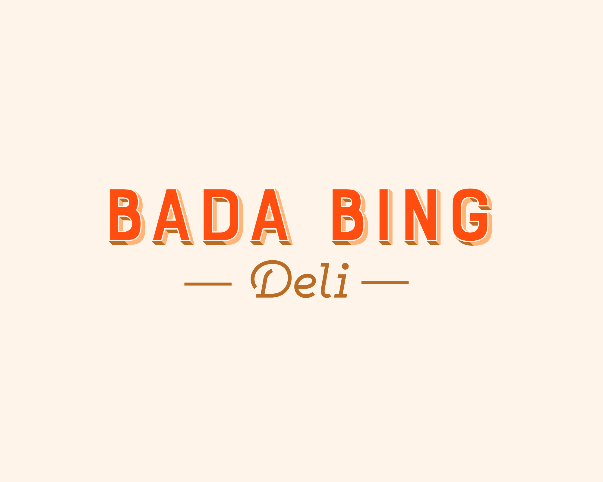 Logo Design by AlexMorisseau for Bada Bing | Design #37609486