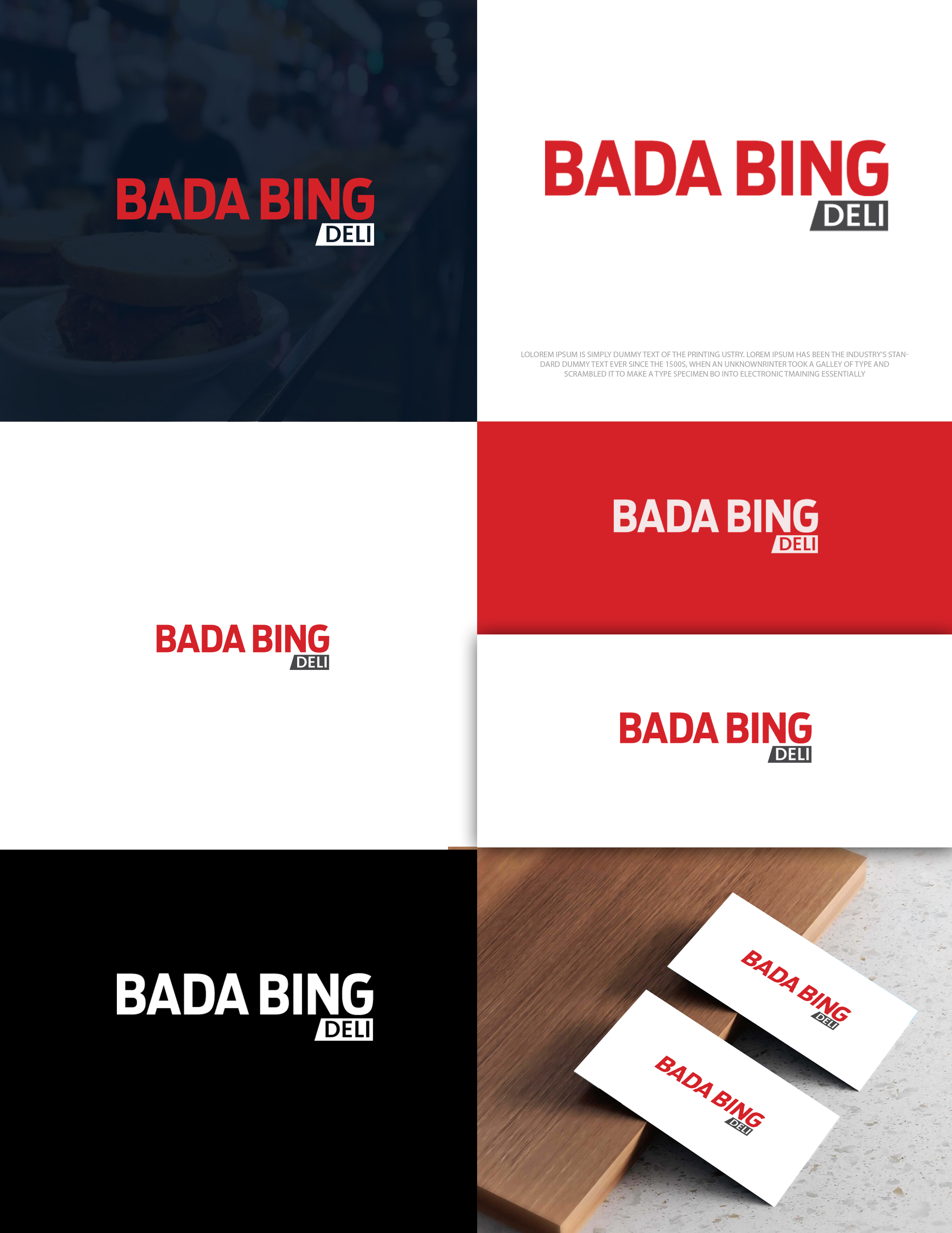 Logo Design by zebronicgraphic for Bada Bing | Design #37607183