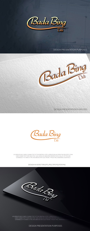 Logo Design by zebronicgraphic for Bada Bing | Design: #37607185