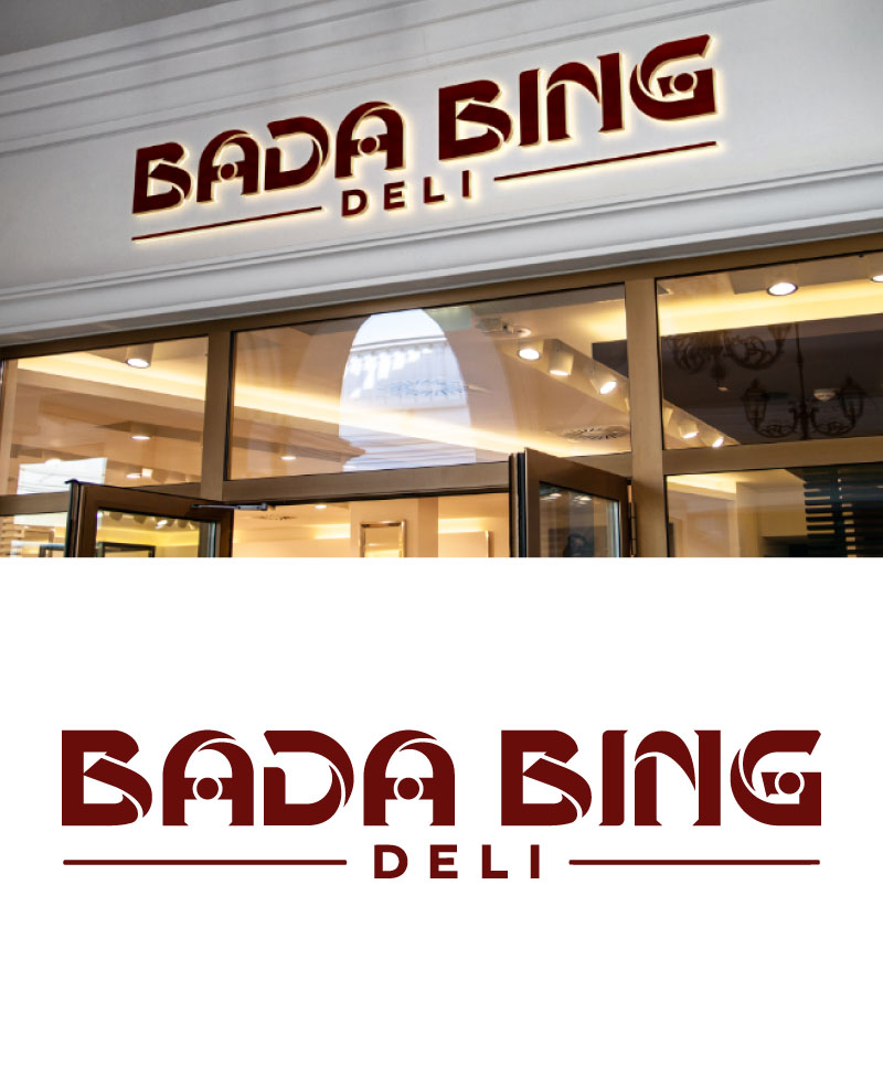 Logo Design by Chanel graphics for Bada Bing | Design #37604899