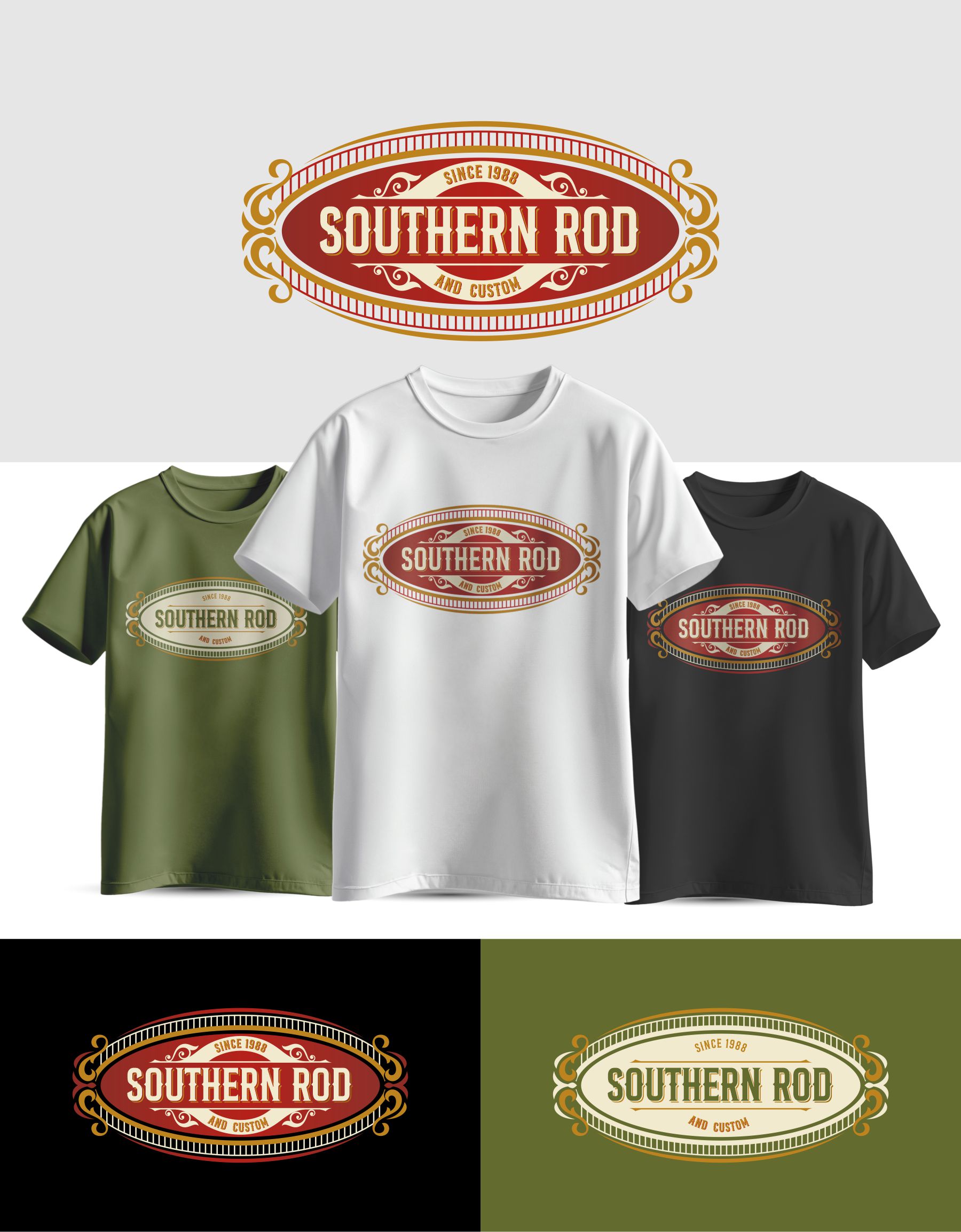 T-shirt Design by debdesign for SOUTHERN ROD AND CUSTOM | Design #37605547