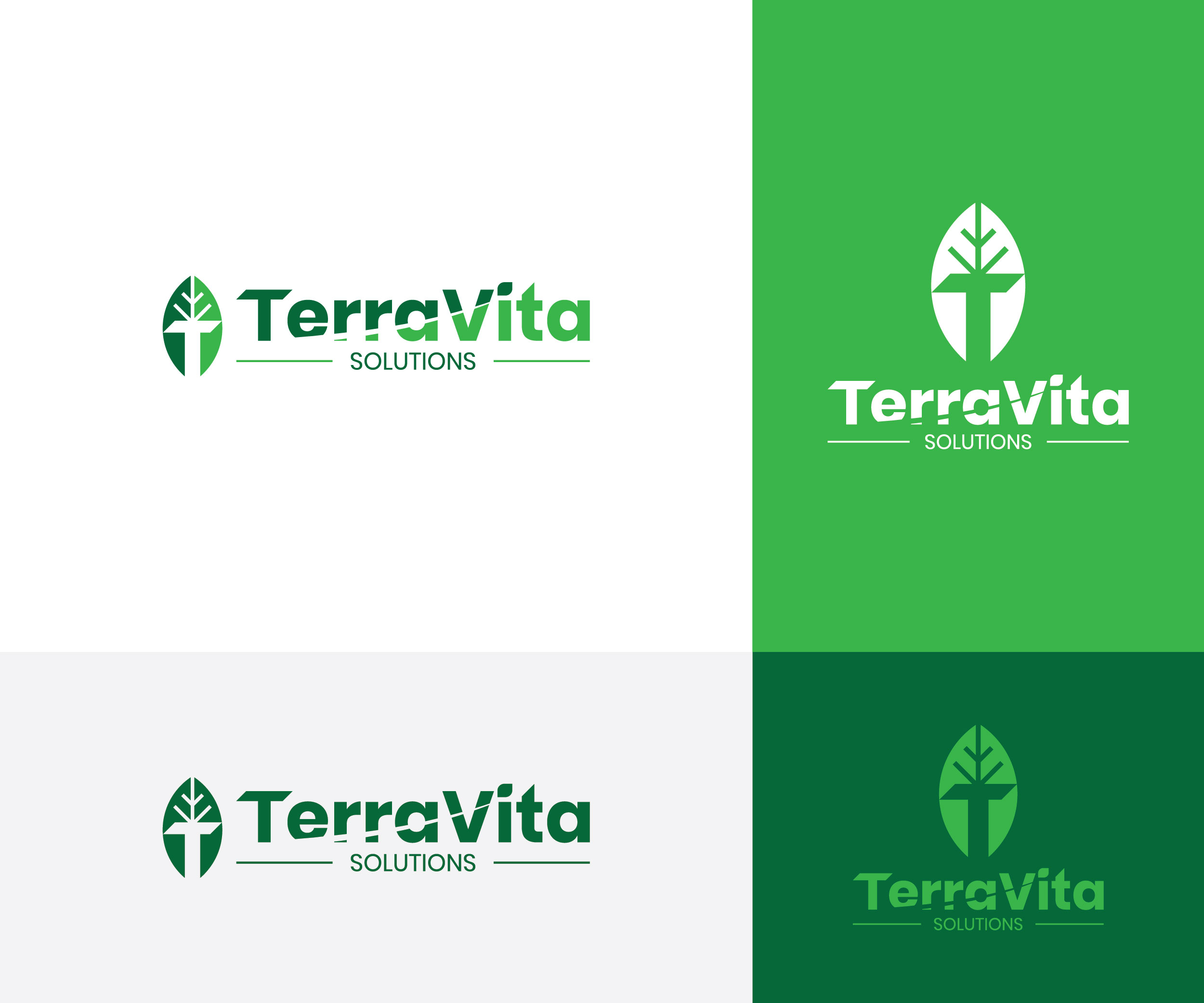 Logo Design by UsagiRabbit for TerraVita Solutions | Design #37614120