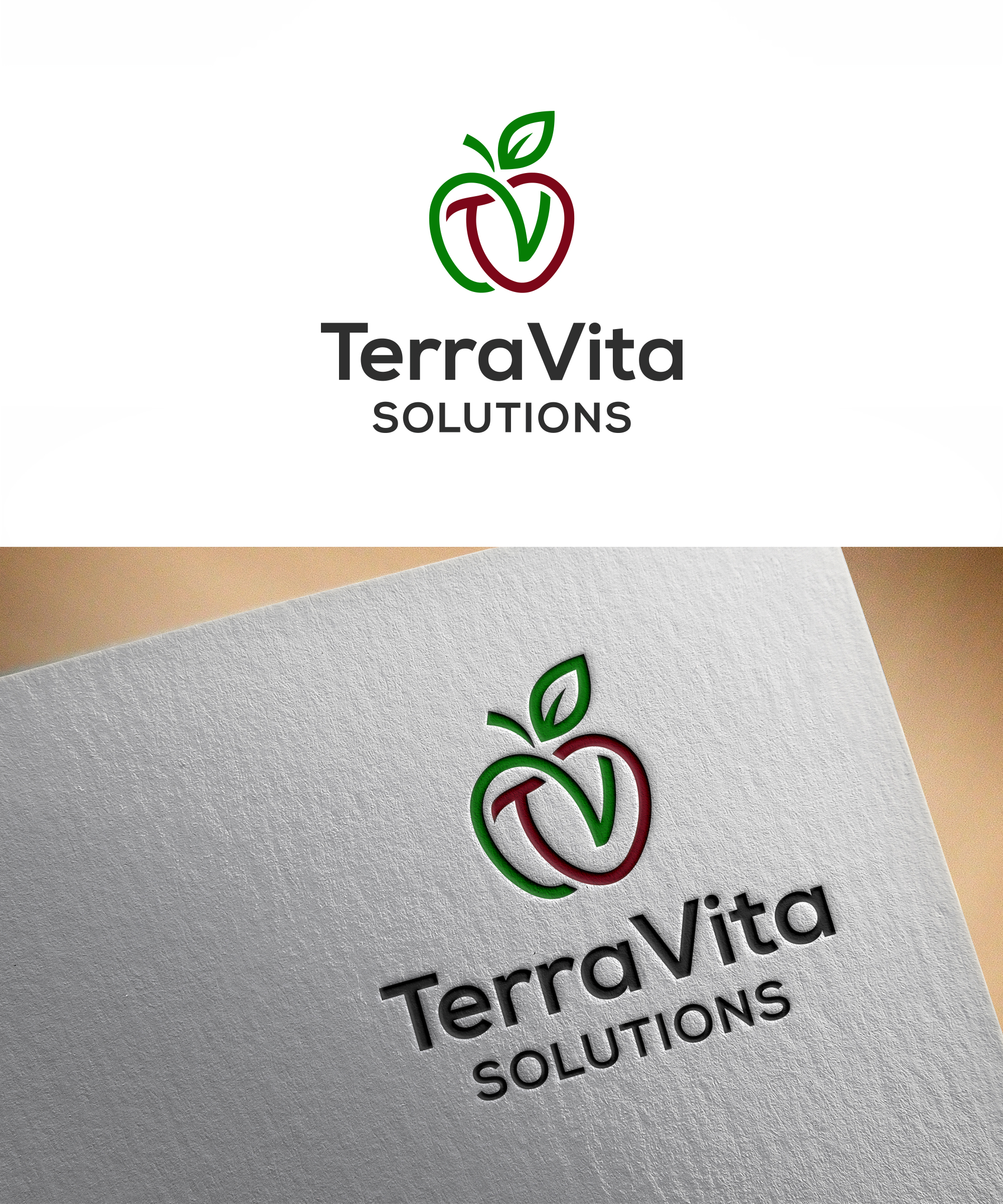 Logo Design by Visionary Creations for TerraVita Solutions | Design #37615889