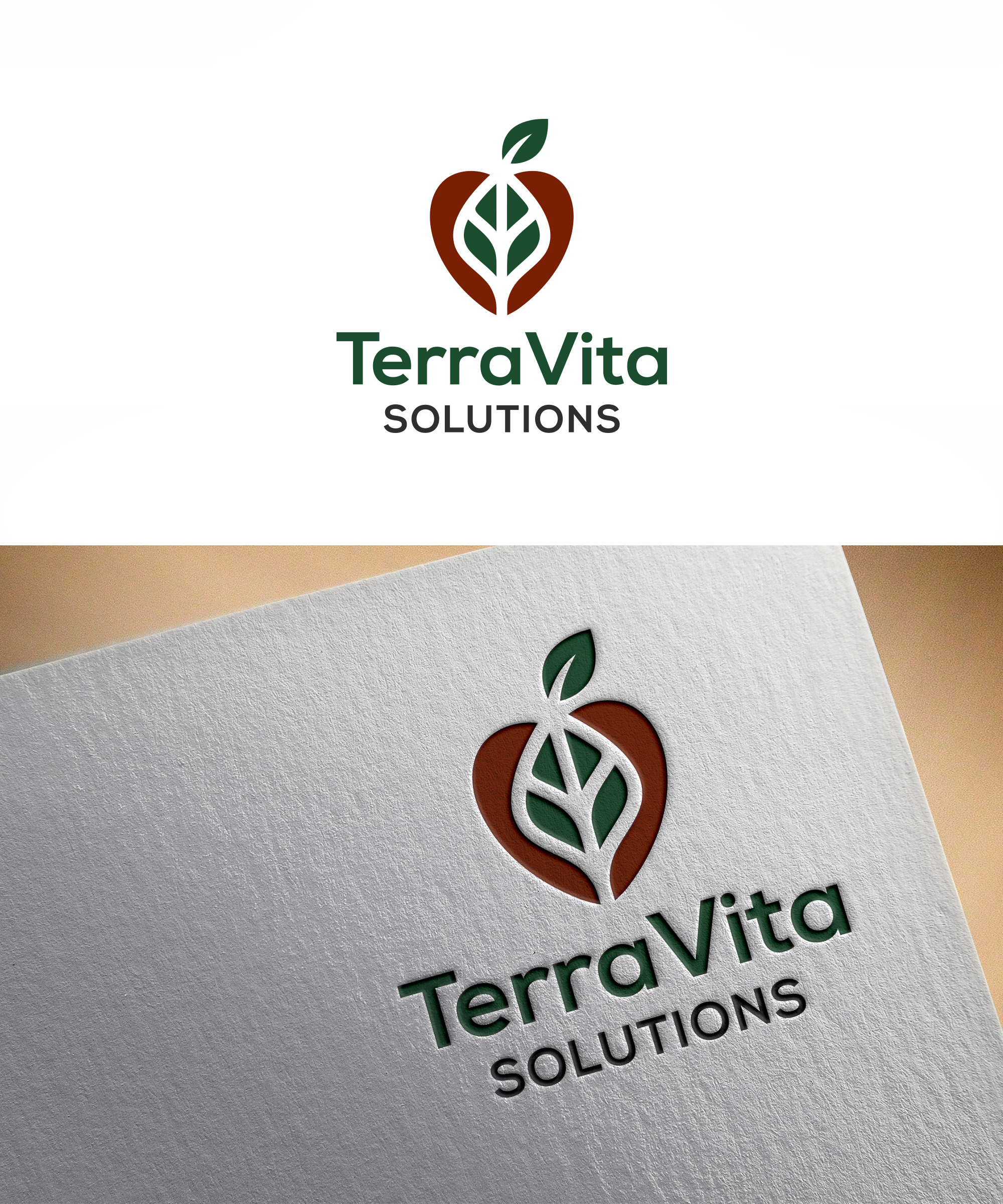 Logo Design by Visionary Creations for TerraVita Solutions | Design #37615890