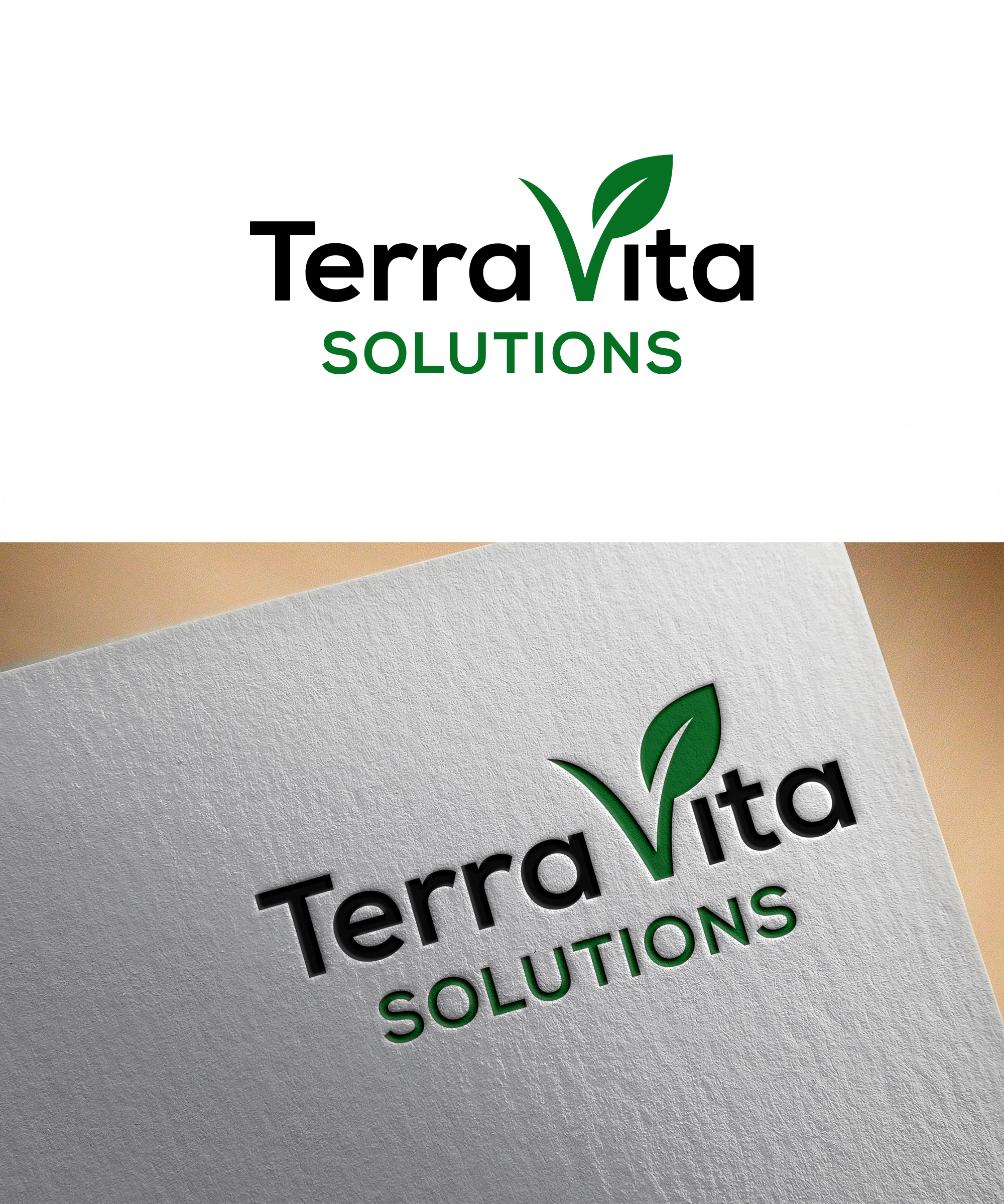 Logo Design by Visionary Creations for TerraVita Solutions | Design #37615898