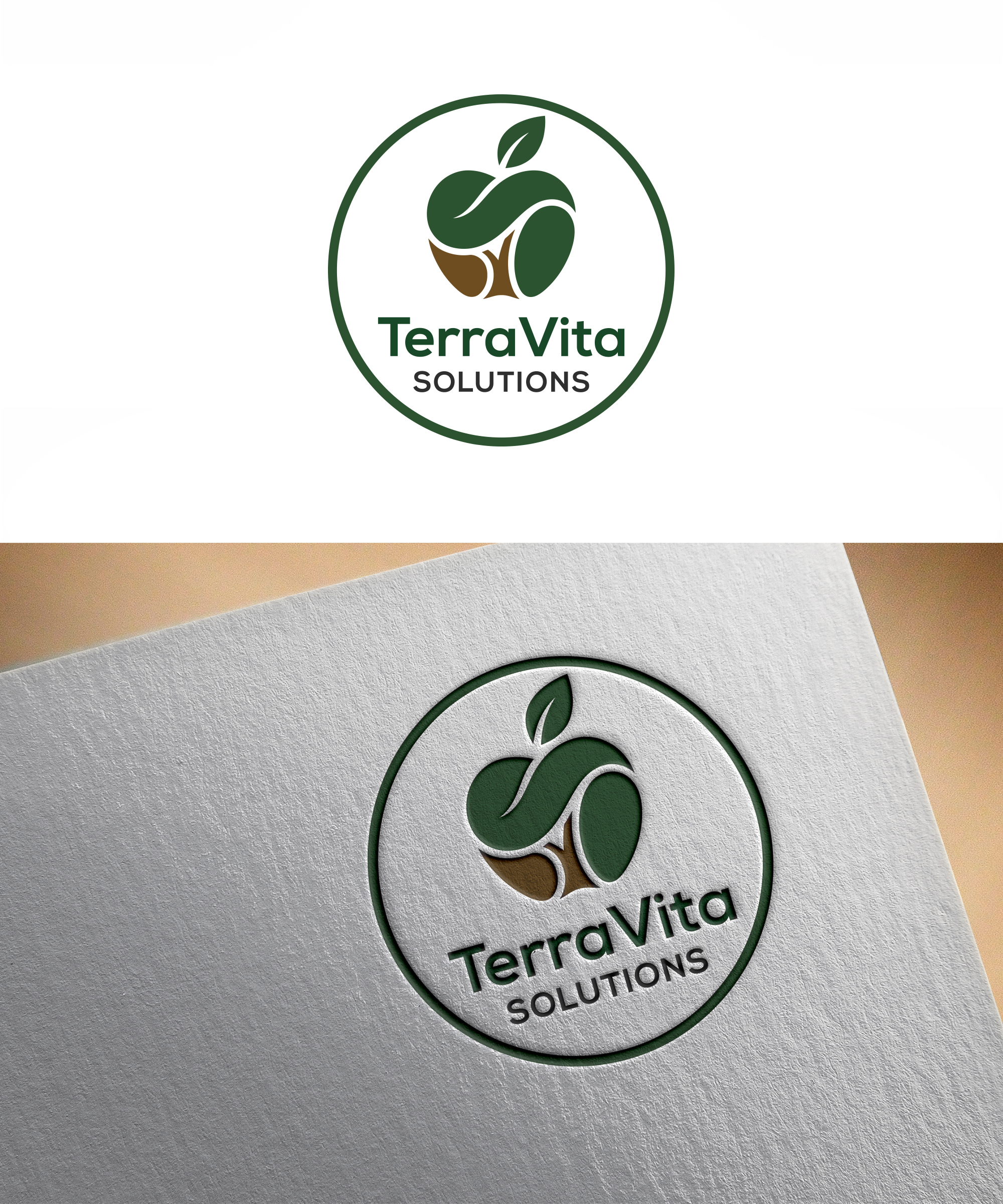 Logo Design by Visionary Creations for TerraVita Solutions | Design #37615901