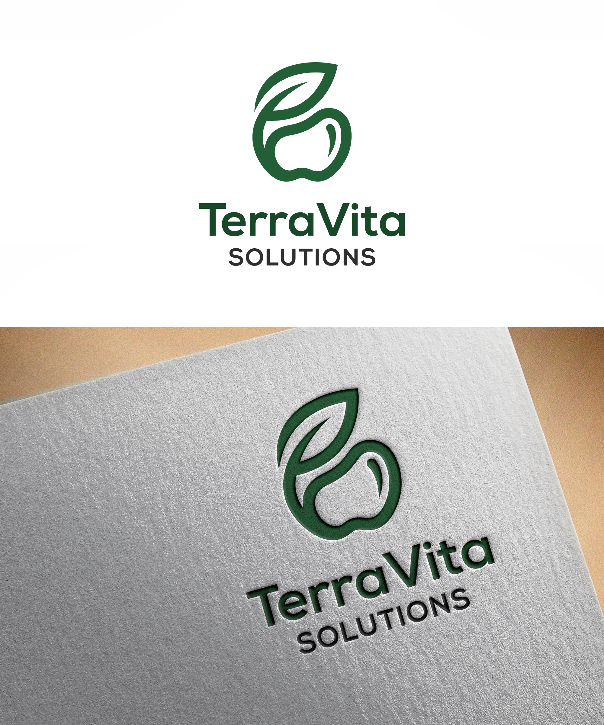 Logo Design by Visionary Creations for TerraVita Solutions | Design #37615902