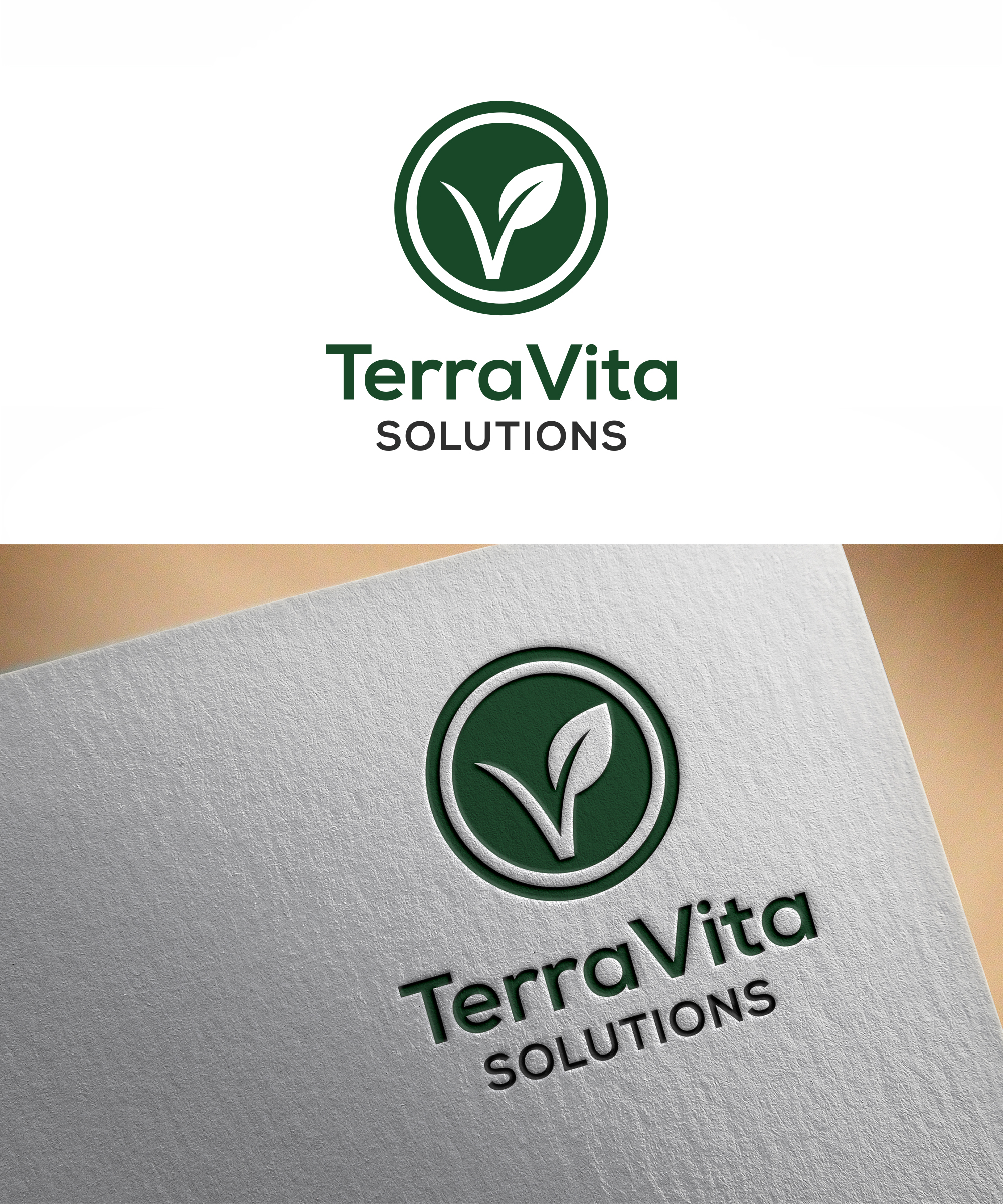 Logo Design by Visionary Creations for TerraVita Solutions | Design #37615903