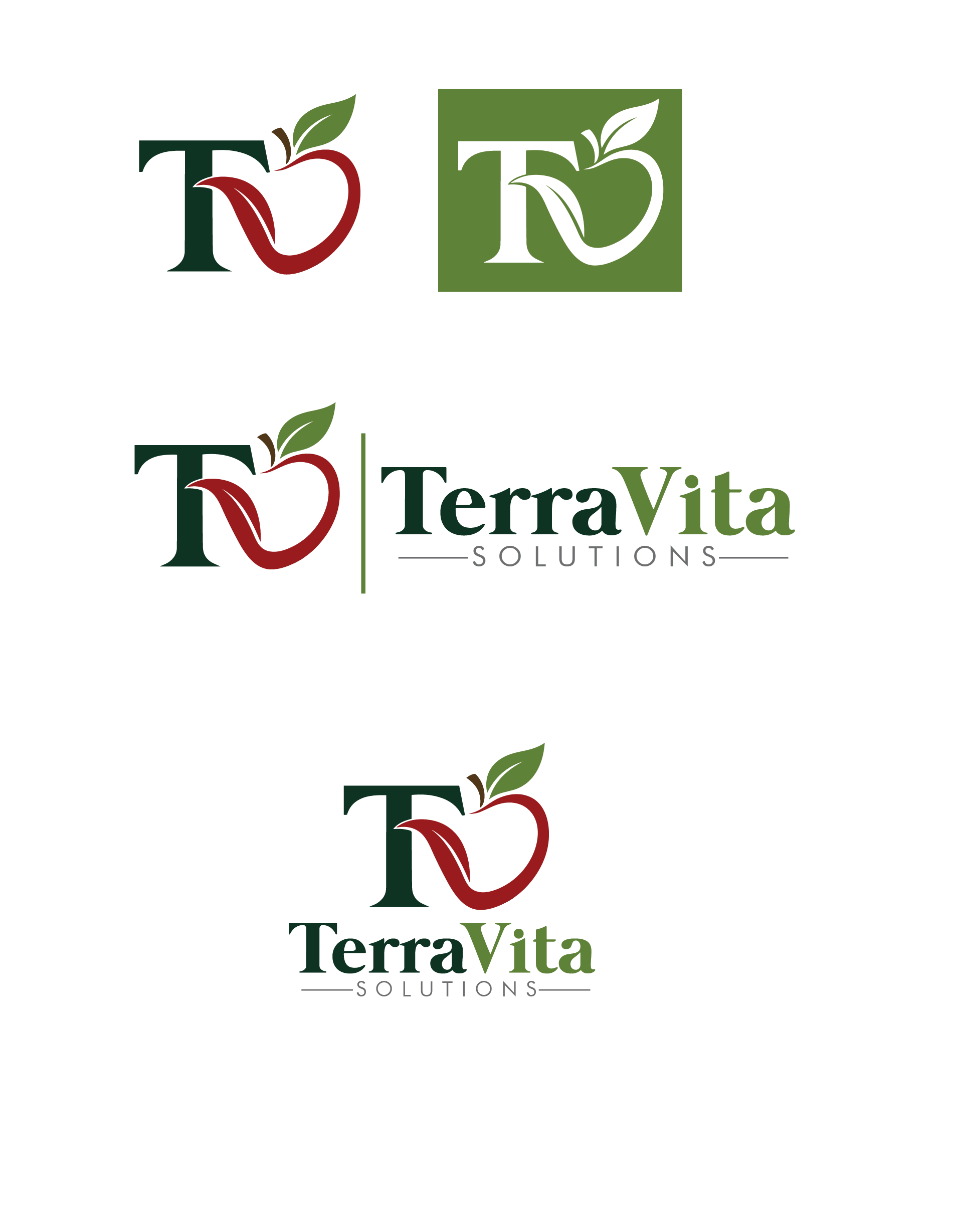Logo Design by BibaC for TerraVita Solutions | Design #37616523