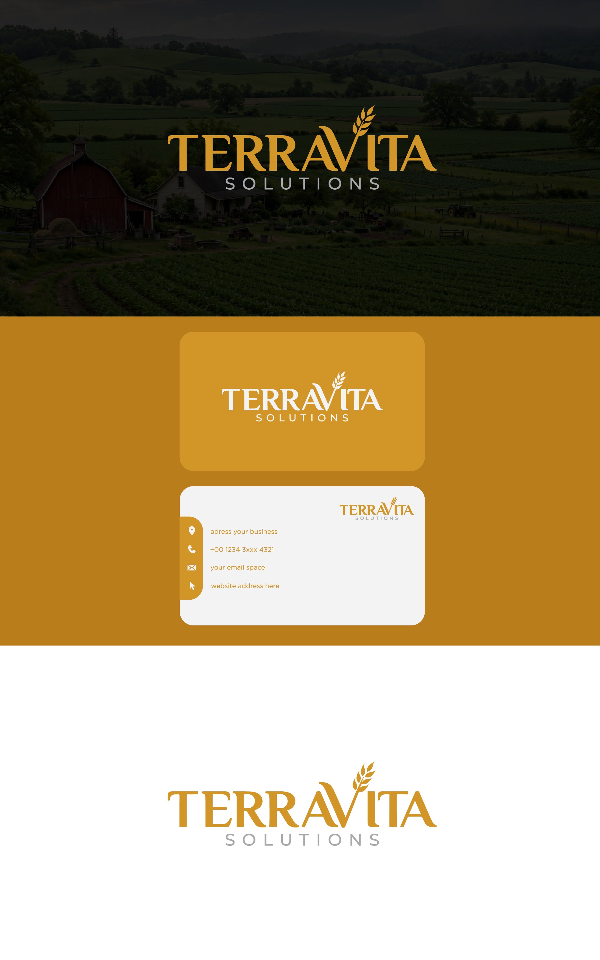 Logo Design by Annapoorna Design Co for TerraVita Solutions | Design #37630716