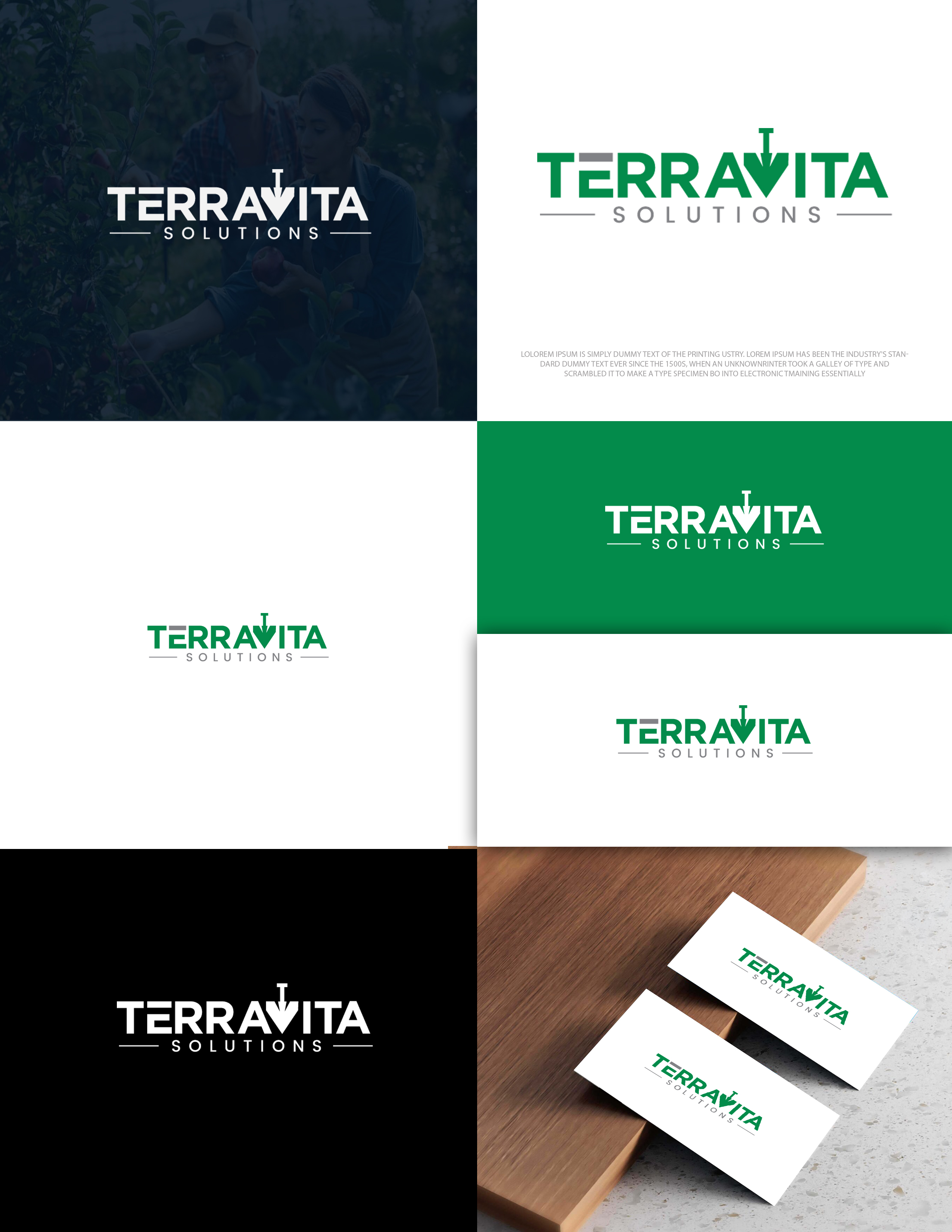 Logo Design by zebronicgraphic for TerraVita Solutions | Design #37618065