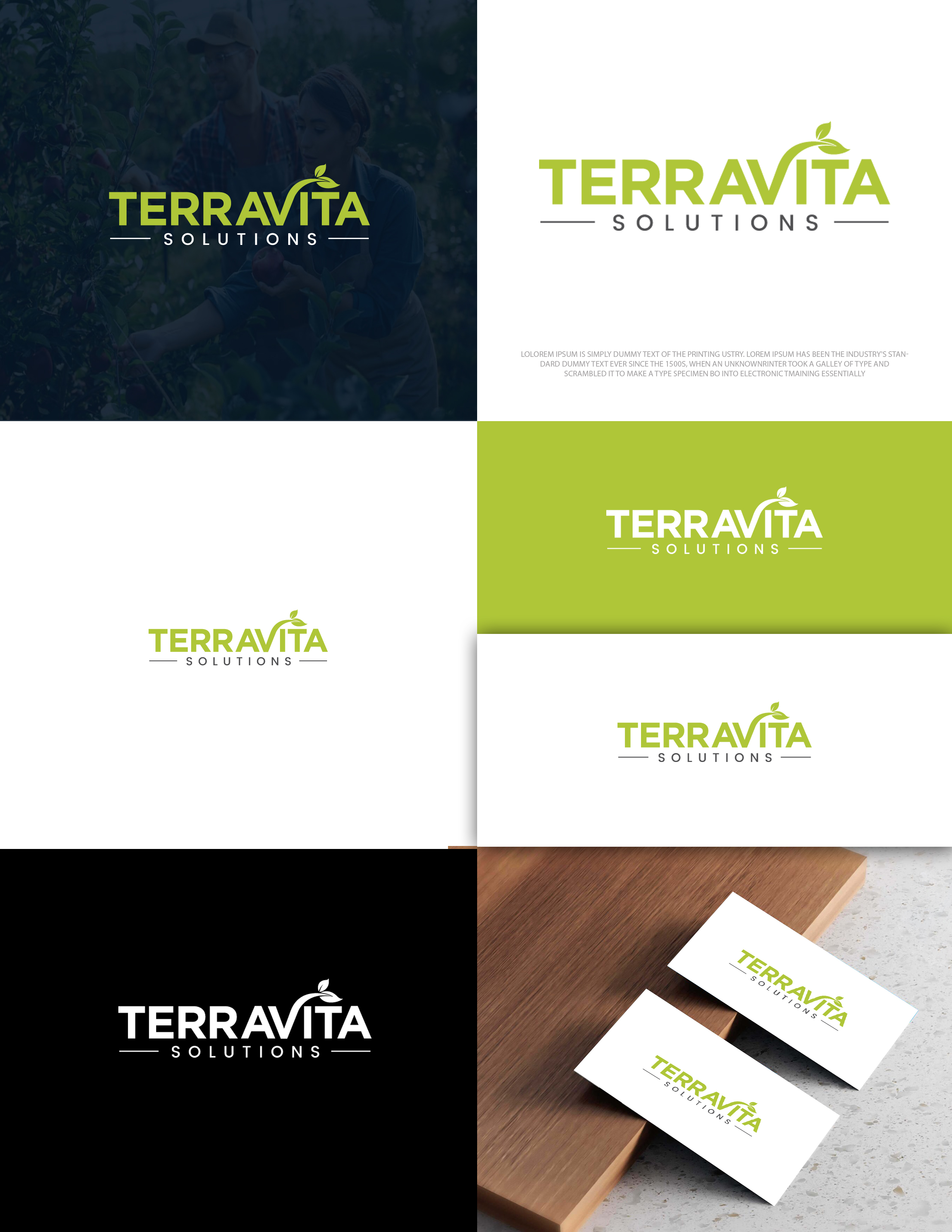 Logo Design by zebronicgraphic for TerraVita Solutions | Design #37618068