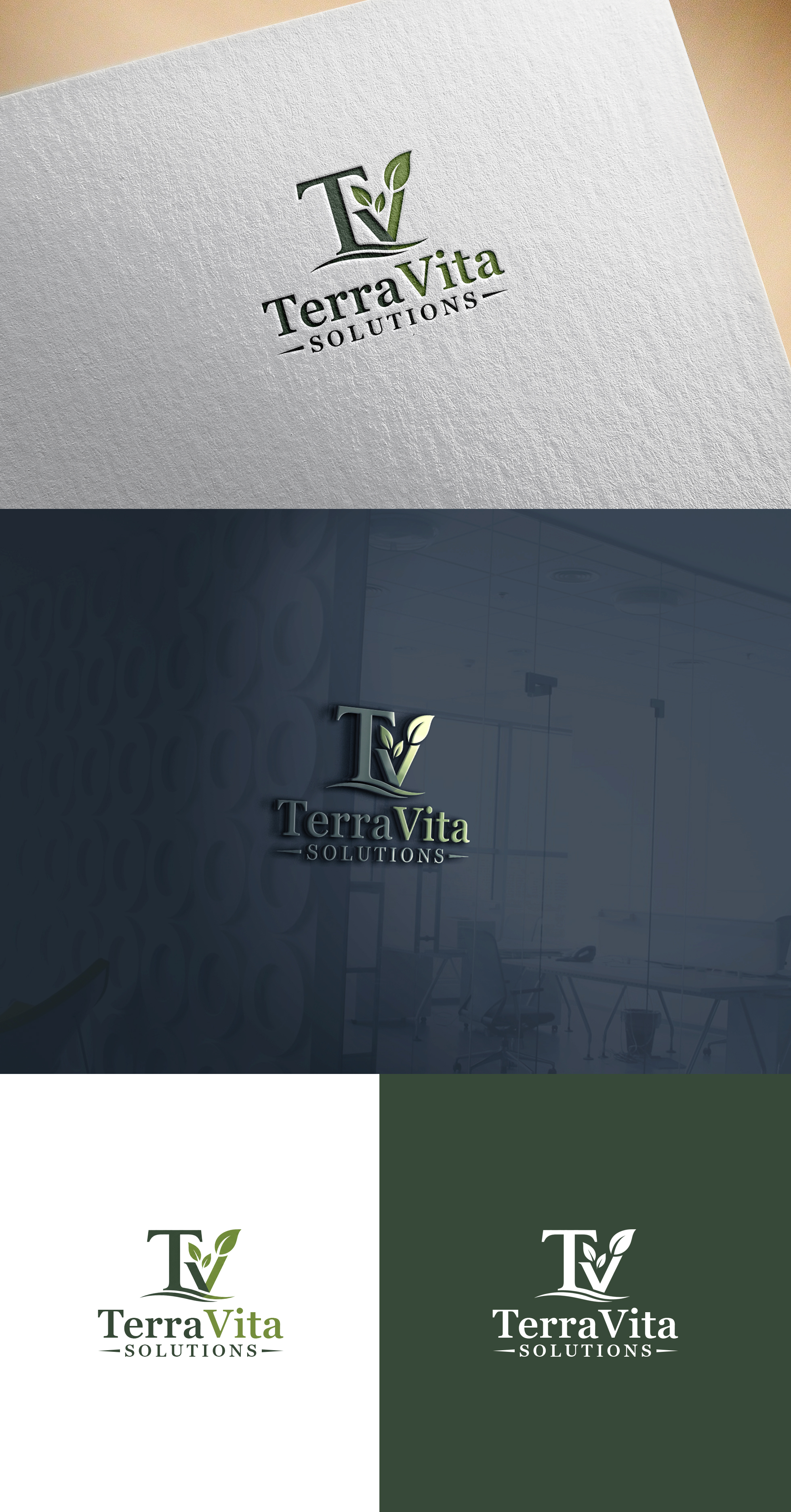 Logo Design by Soonia for TerraVita Solutions | Design #37620393