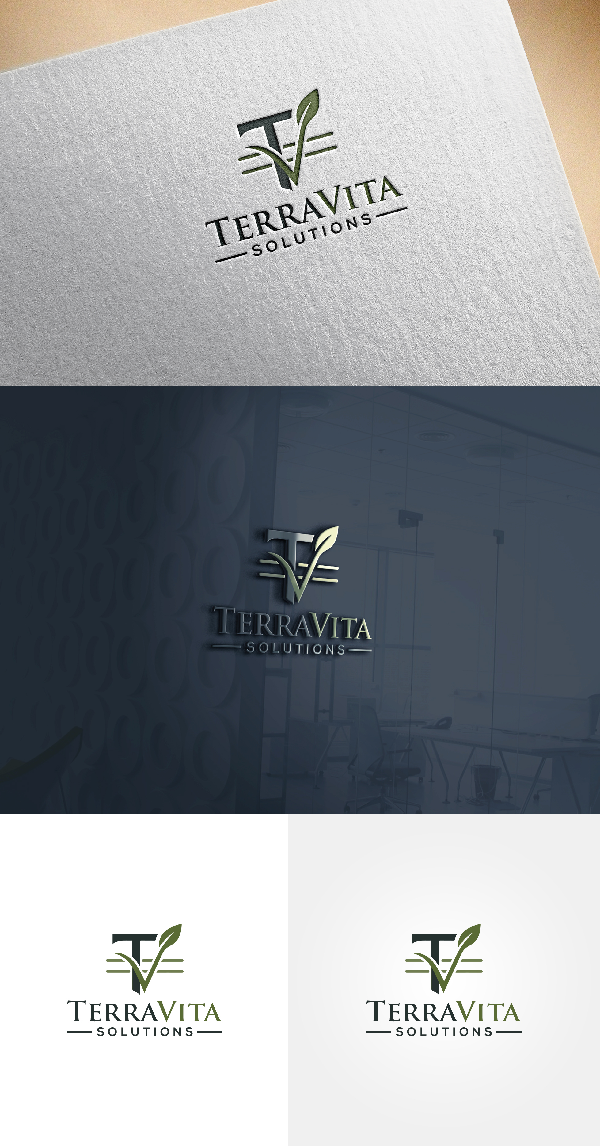 Logo Design by Soonia for TerraVita Solutions | Design #37620455
