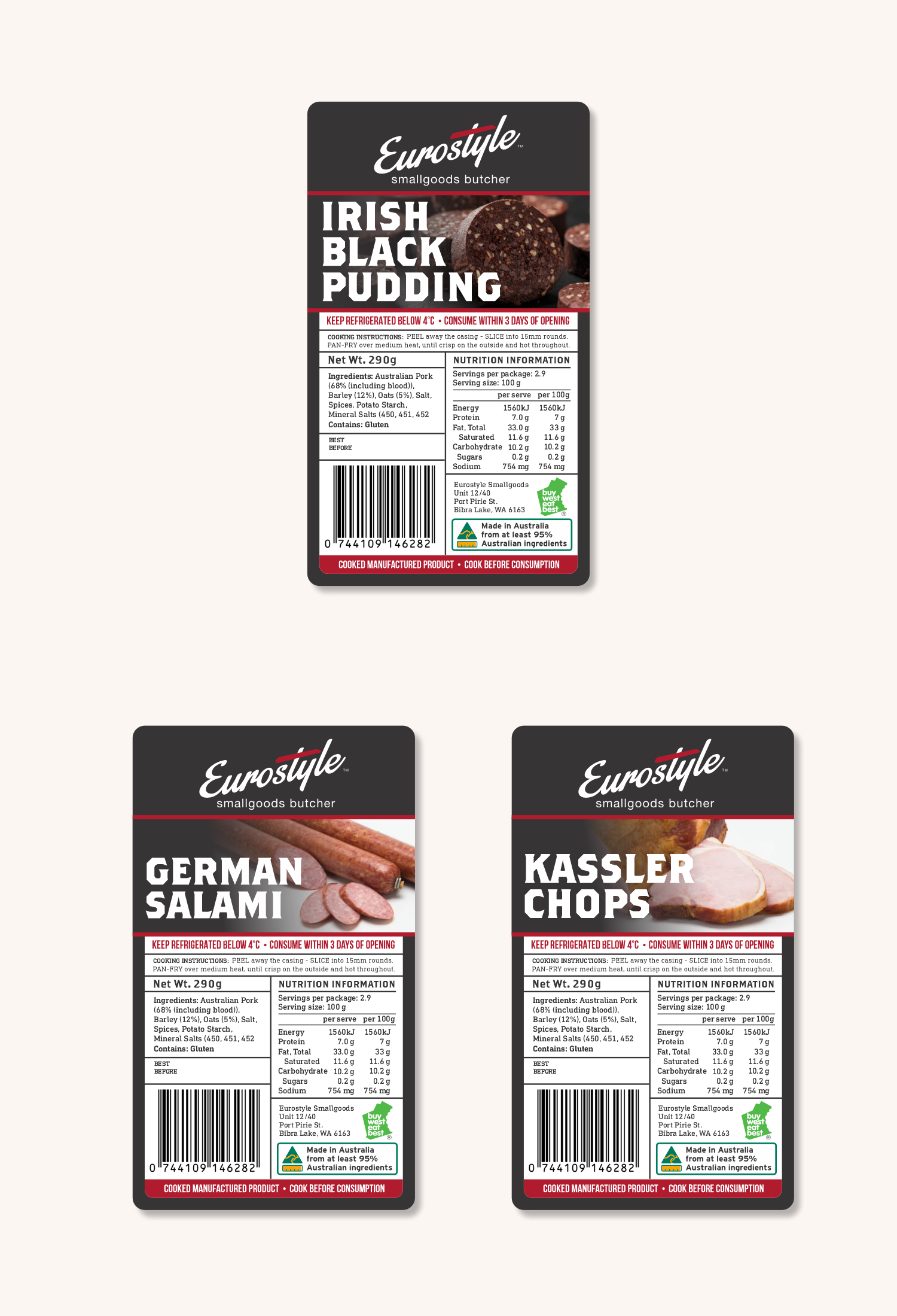 Label Design by design.picnic for Eurostyle Smallgoods | Design #37628277