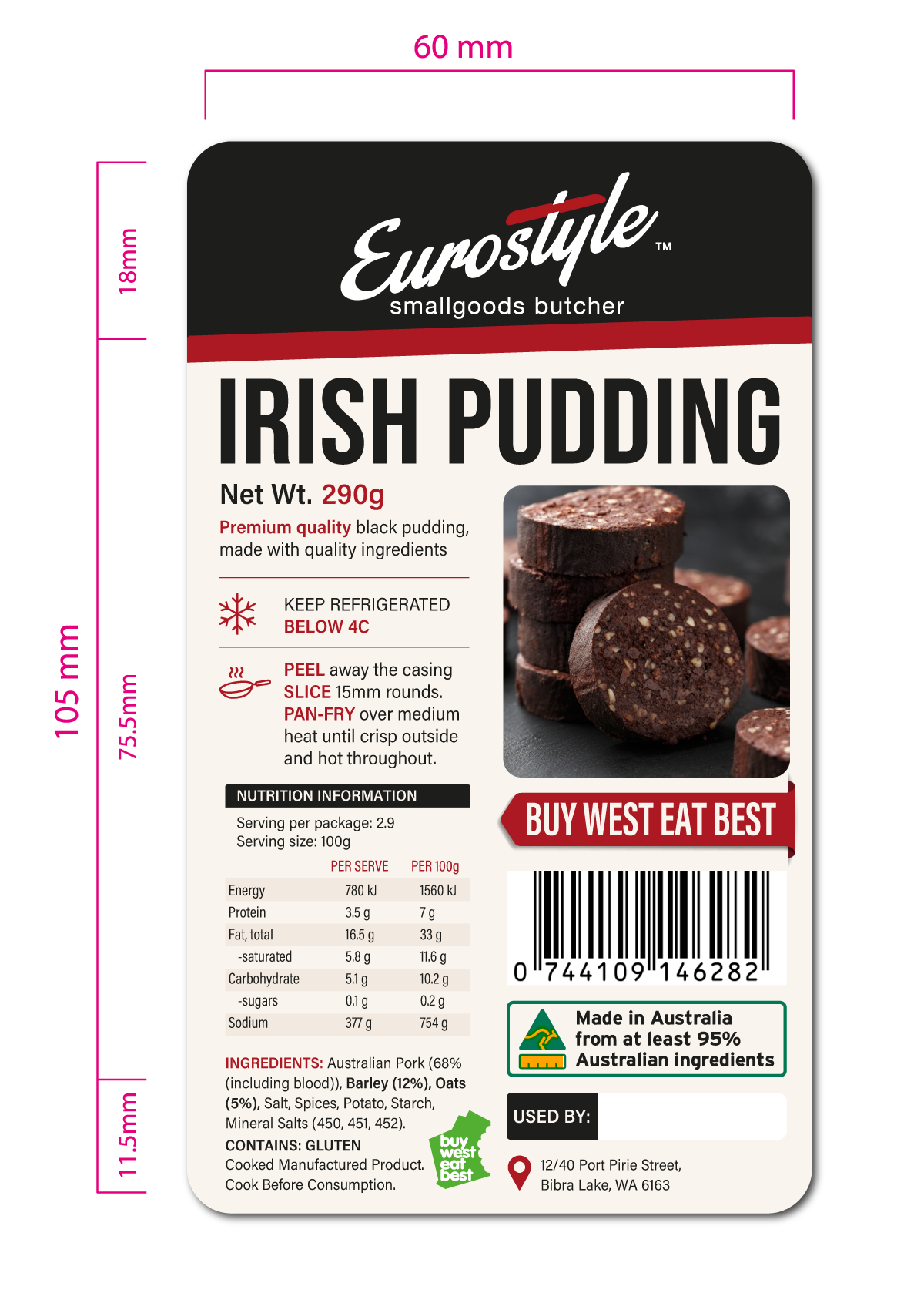 Label Design by Talha Baslik for Eurostyle Smallgoods | Design #37628826