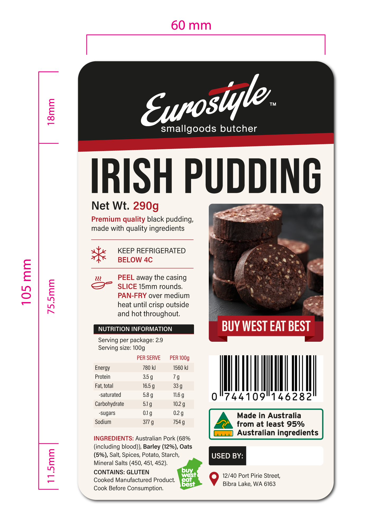 Label Design by Talha Baslik for Eurostyle Smallgoods | Design #37628840