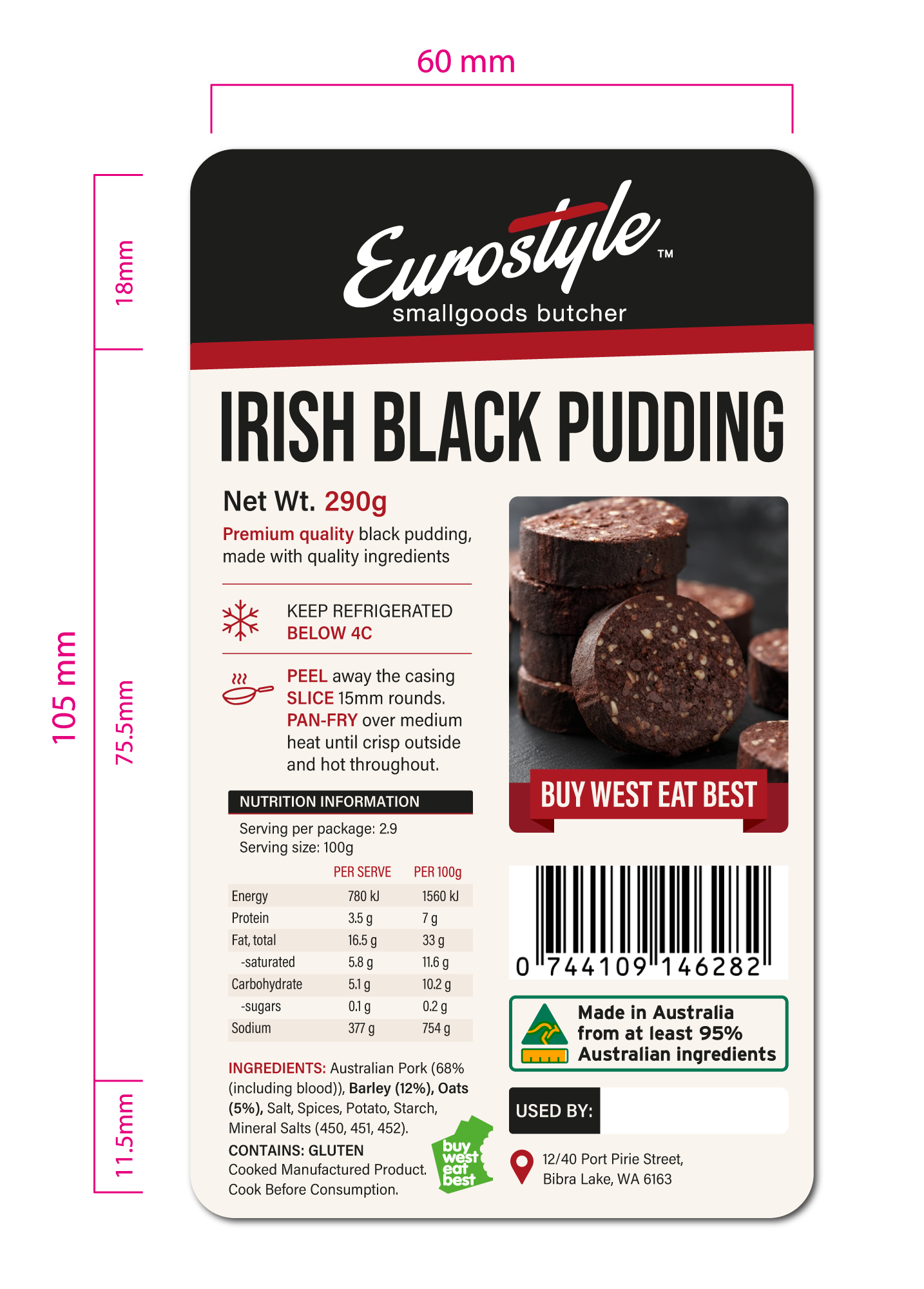 Label Design by Talha Baslik for Eurostyle Smallgoods | Design #37628845