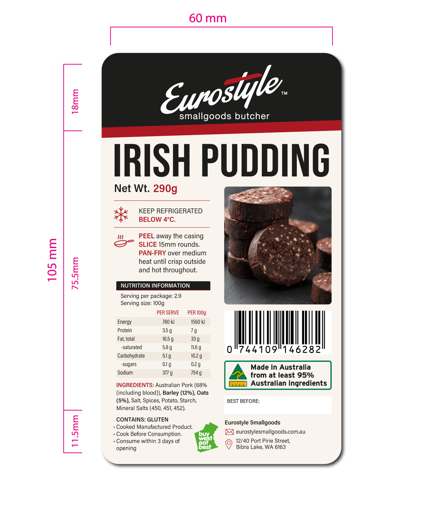 Label Design by Talha Baslik for Eurostyle Smallgoods | Design #37632562