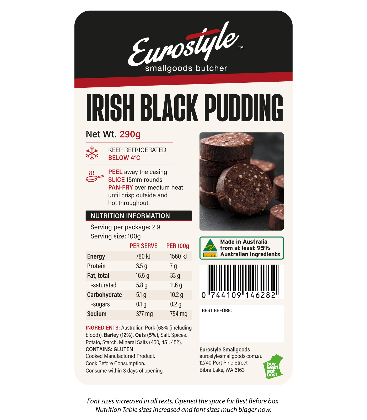 Label Design by Talha Baslik for Eurostyle Smallgoods | Design #37635419