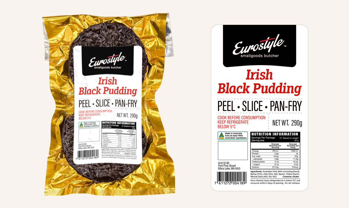 Label Design by homa shahi for Eurostyle Smallgoods | Design #37631020